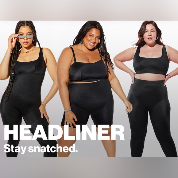 Yitty: Athleisure Shapeware -High Waist Shaping Shorts in Black. - Picture 7 of 13